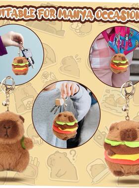 Capybara Plush Keychain Toy Stuffed Animals Plush Pendant