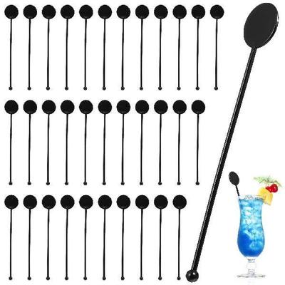 100 Pcs Beverage Swizzle Sticks Cocktail Mixing Drinks