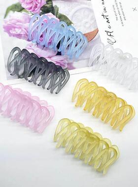 Elegant French Grab Clip Shark Clip Large Back Head Hairpin