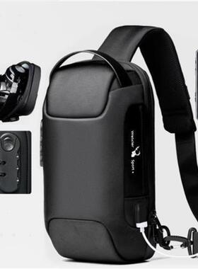 Men Sling Backpack Cross Body Shoulder Chest Bag Anti-theft0