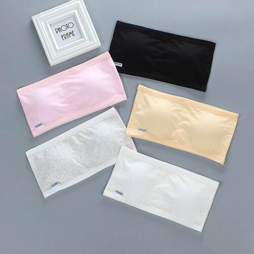 Girls Tube Top Teen Strapless Underwear Young Girl Beauty Ba