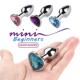 Gemstone beginner base metal pcs plug mini anal butt