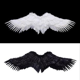 Angel wings White feather wings performing Halloween props