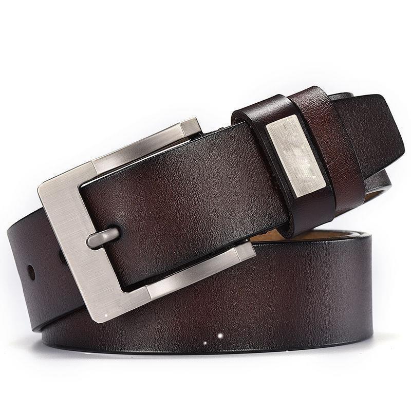 Mens Waist Belt Men Belts Leather Man For Jeans Black Male1