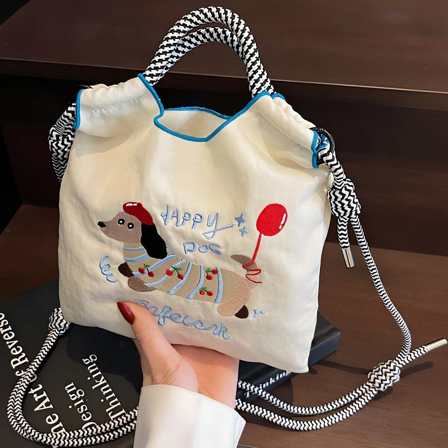 日本代购ballchain 腊肠狗迷你斜挎包包女士2025卡通可爱休闲小包
