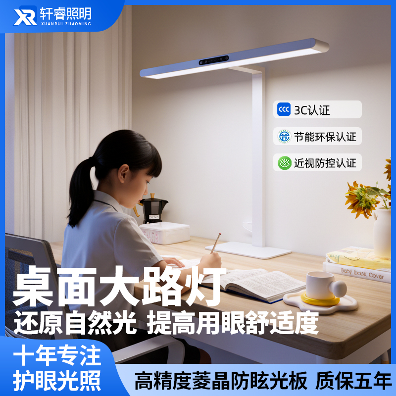 轩睿新款全光谱普瑞桌面大路灯