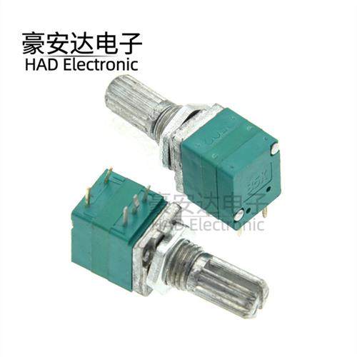 5脚 RV097NS 带开关单联音响功放电位器 B1K/5K/10K/20K/50K/100K