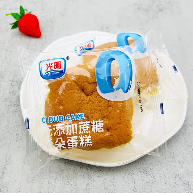 光明云朵蛋糕整箱4斤牛乳奶蛋糕儿童早餐糕点心零食小吃散称