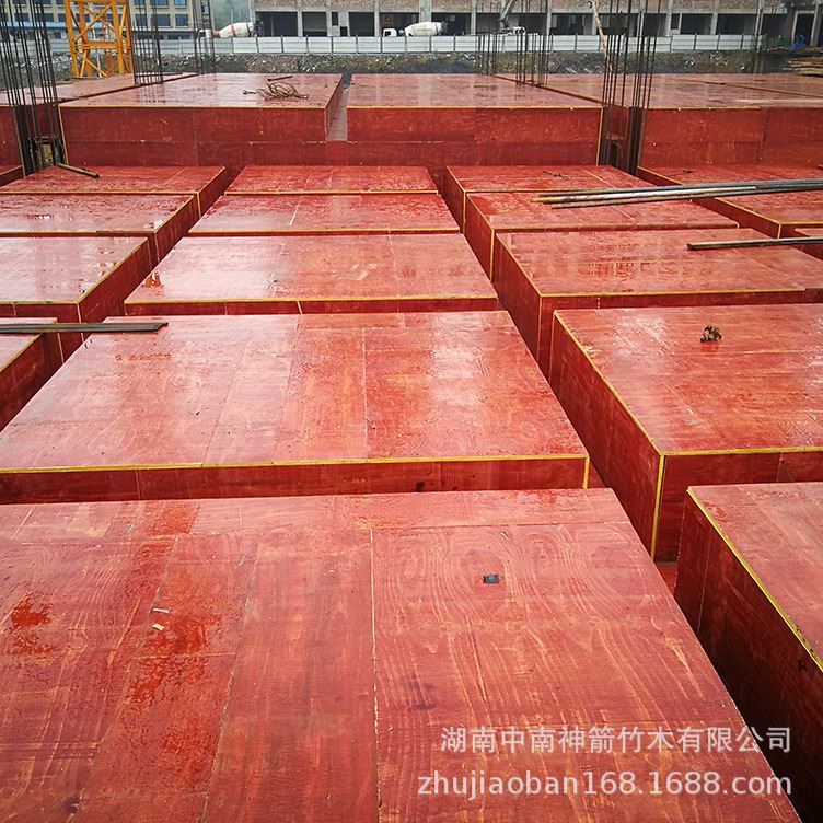 建筑模板工地层板厂家7-11层木模板幅面宽厚薄均匀周转次数多