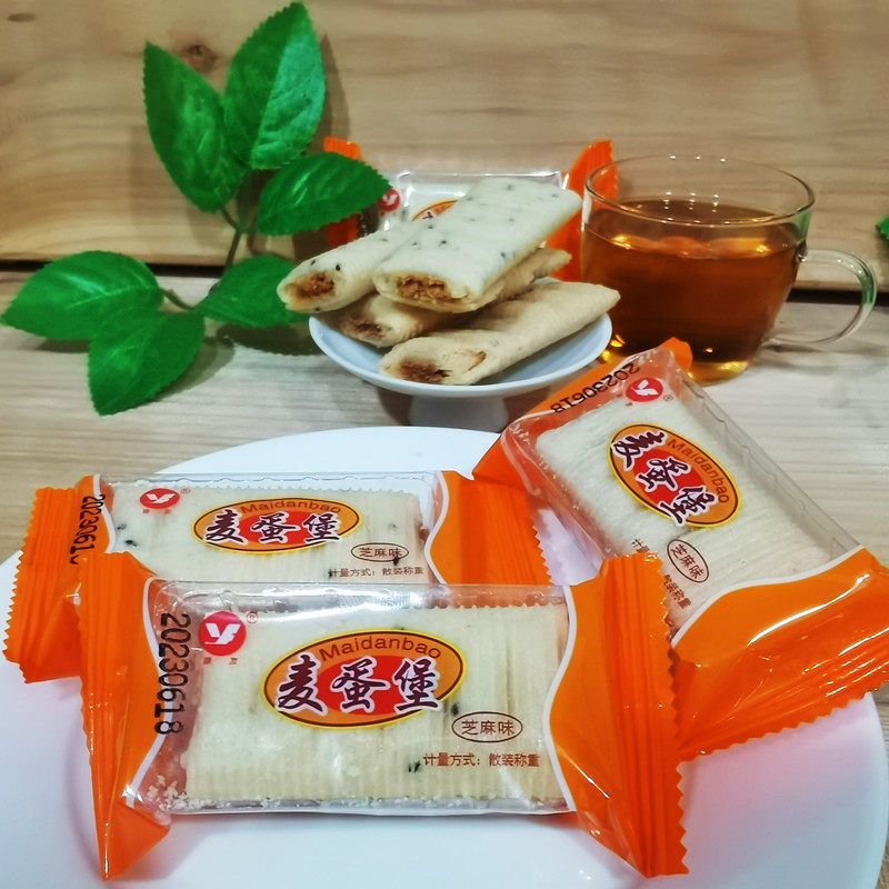 厦门特产麦蛋堡蛋花酥夹心蛋卷香脆蛋酥传统手工独立包装茶点零食