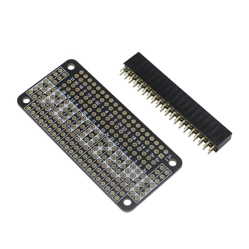 树莓派ZERO WH洞洞板GPIO扩展板 Raspberry pi zero PCB板焊接板