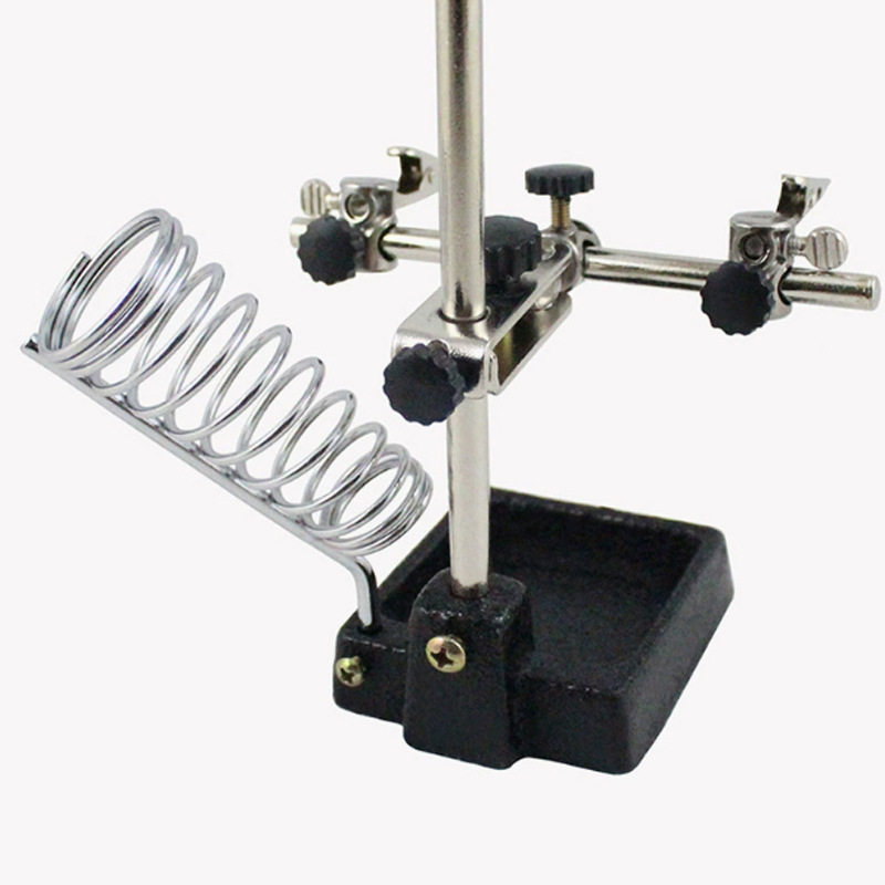 LED放大镜夹子式支架折叠