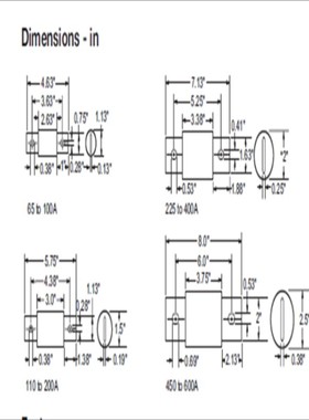 BUSSMANN熔断器原装延时保险丝LPJ-110/125/150/175/200SP 全新