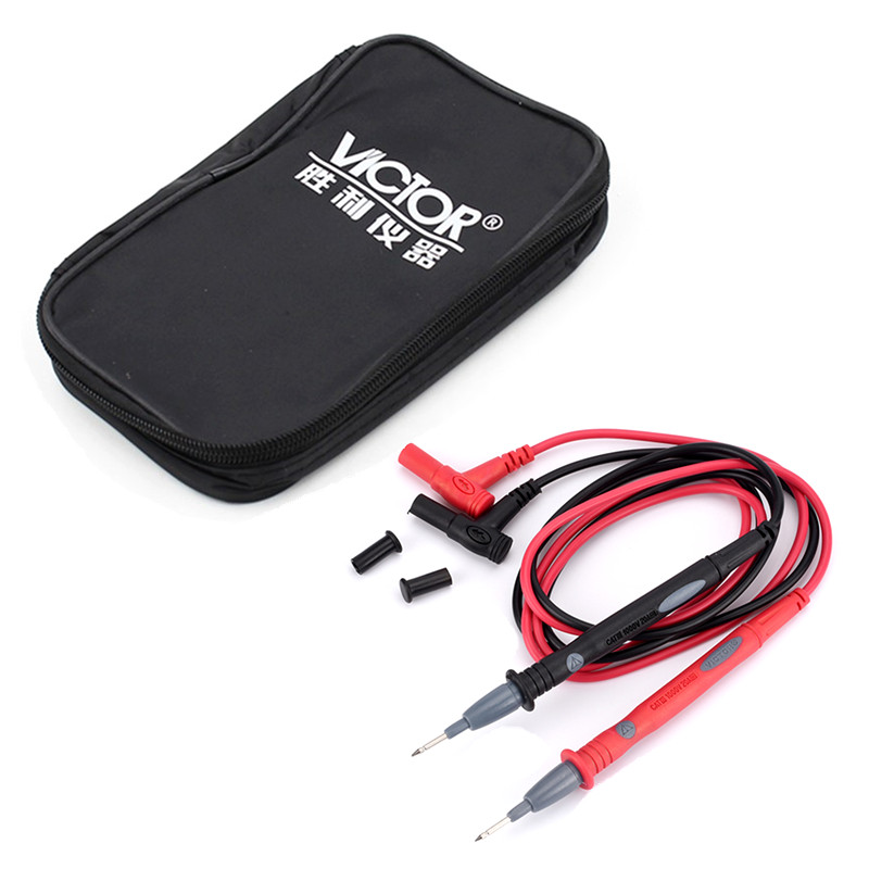 胜利数字万用表表包工具配件通用帆布收纳袋加厚防水布包特尖表笔