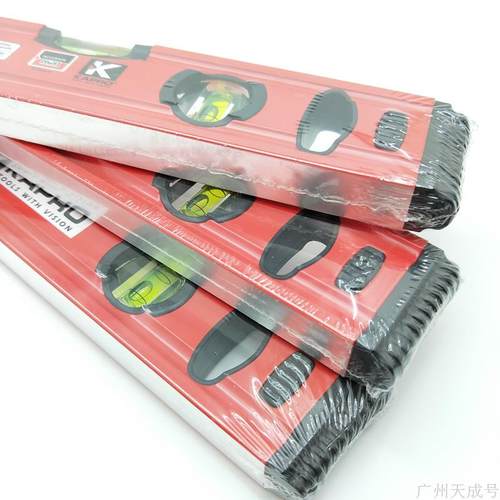 以色列KAPRO开普路进口水平尺红色高精度测量仪防震2珠抗摔水平尺