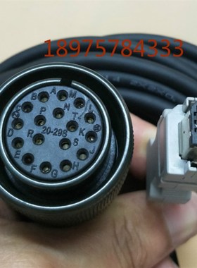 大功率安川伺服电机编码器线SGMGH/SH/DH系列动力线JZSP-CMP01-03