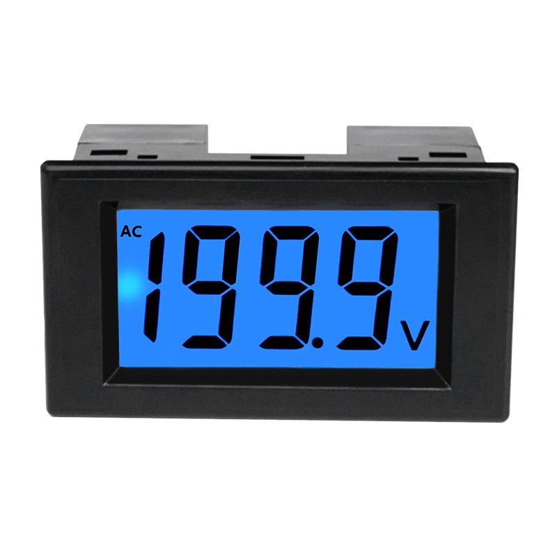 AC0-36v110v600v交流数显电压表液晶数字显示表头220V电源D85-222