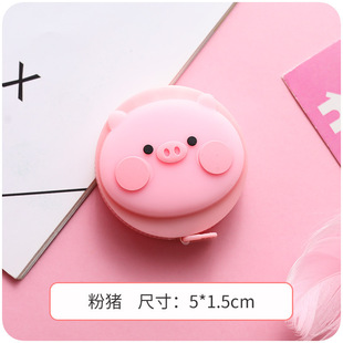 迷你小卷尺皮尺量三围腰围米尺可爱随身尺子家用衣服尺寸测量软尺