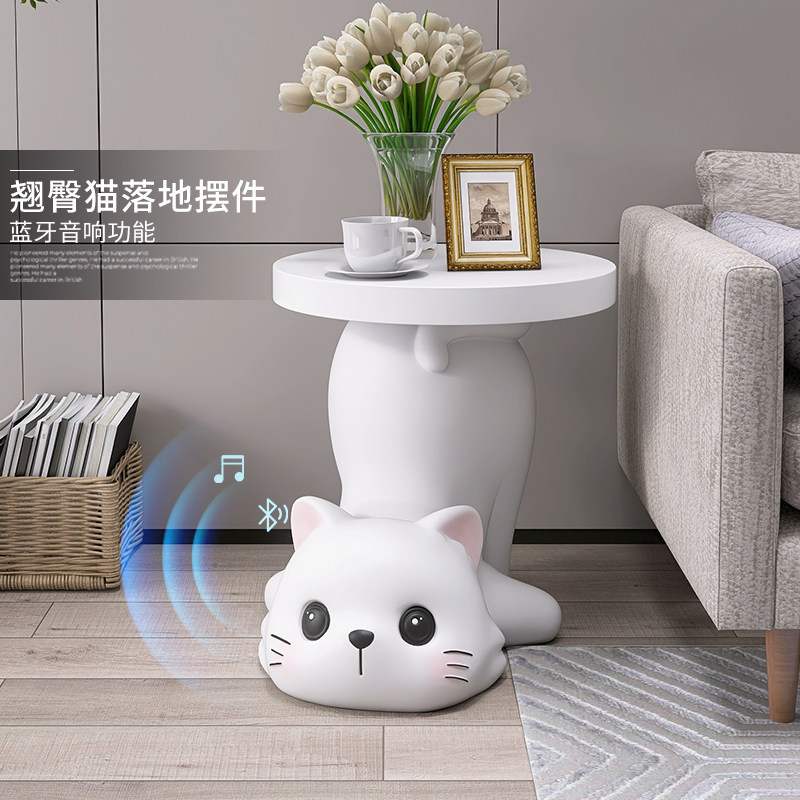 可爱猫客厅大型落地摆件家居装饰品电视柜沙发旁边几床头乔迁礼物