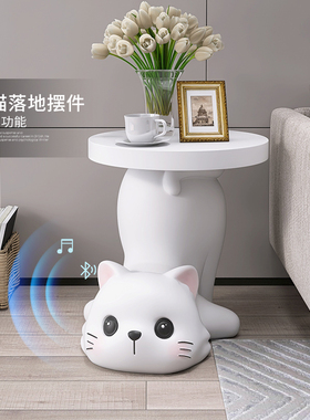 可爱猫客厅大型落地摆件家居装饰品电视柜沙发旁边几床头乔迁礼物