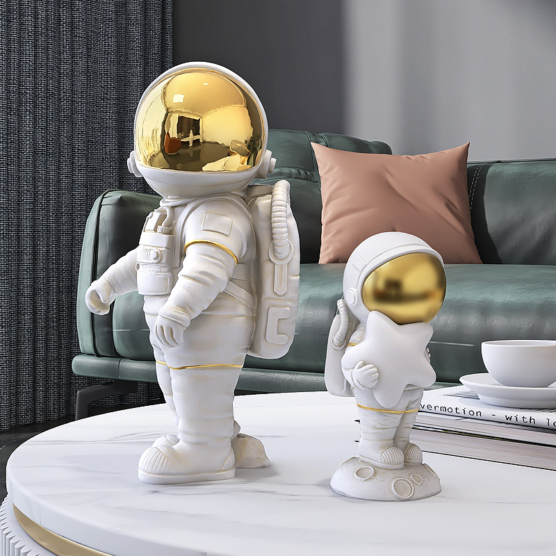 北欧风电视柜太空人宇航员摆件