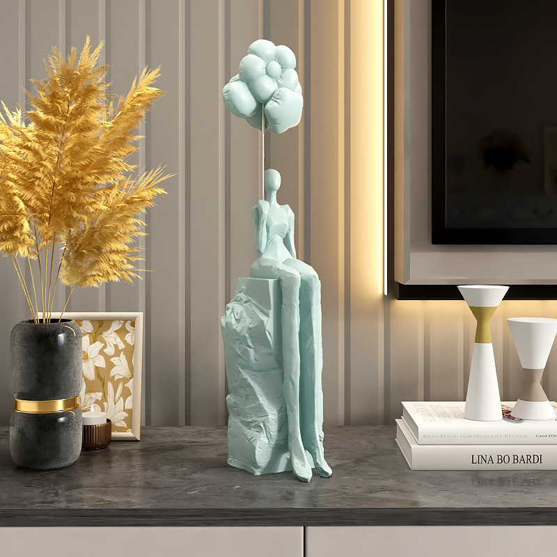 艺术人物桌面摆件玄关书房装饰品客厅办公室摆设高级感乔迁礼物