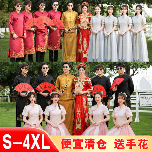 清仓价伴郎伴娘服姐妹裙兄弟团