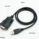 9针串口Hl USB 340 Com Rs232 USB转串口电缆 Plc下载电缆Rs232