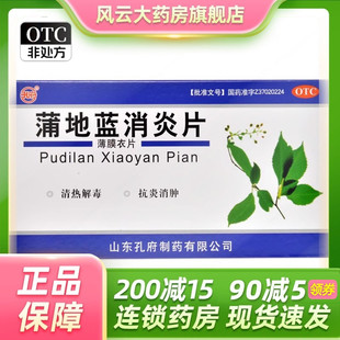 孔府 蒲地蓝消炎片 0.27g*48片/盒