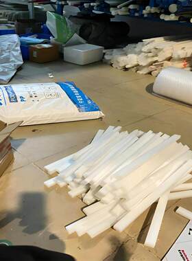 白色尼龙方棒 赛钢方块聚甲醛 POM扁条 HDPE板 黑色PA66定制加工