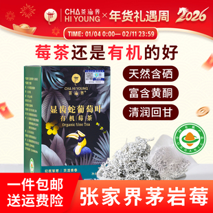 张家界永顺茅岩莓高山有机莓茶芽尖藤茶润喉护嗓养生茶泡水喝的