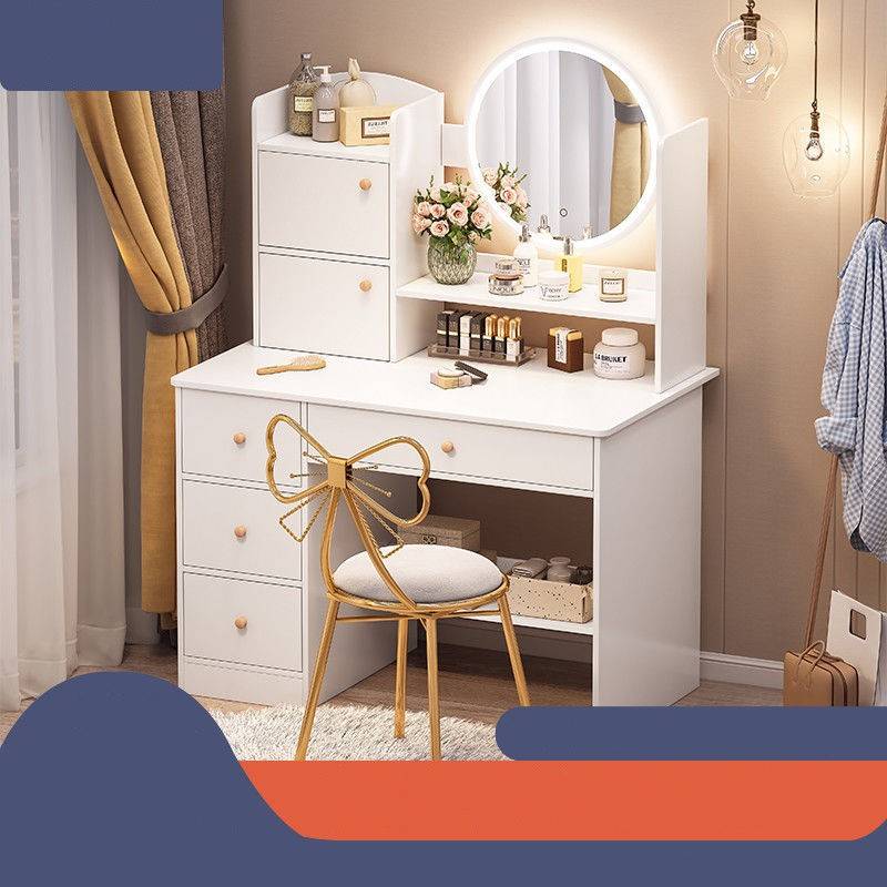 小巧精致梳妆台超小梳妆台梳妆台小型出租房80公分梳妆台化妆桌