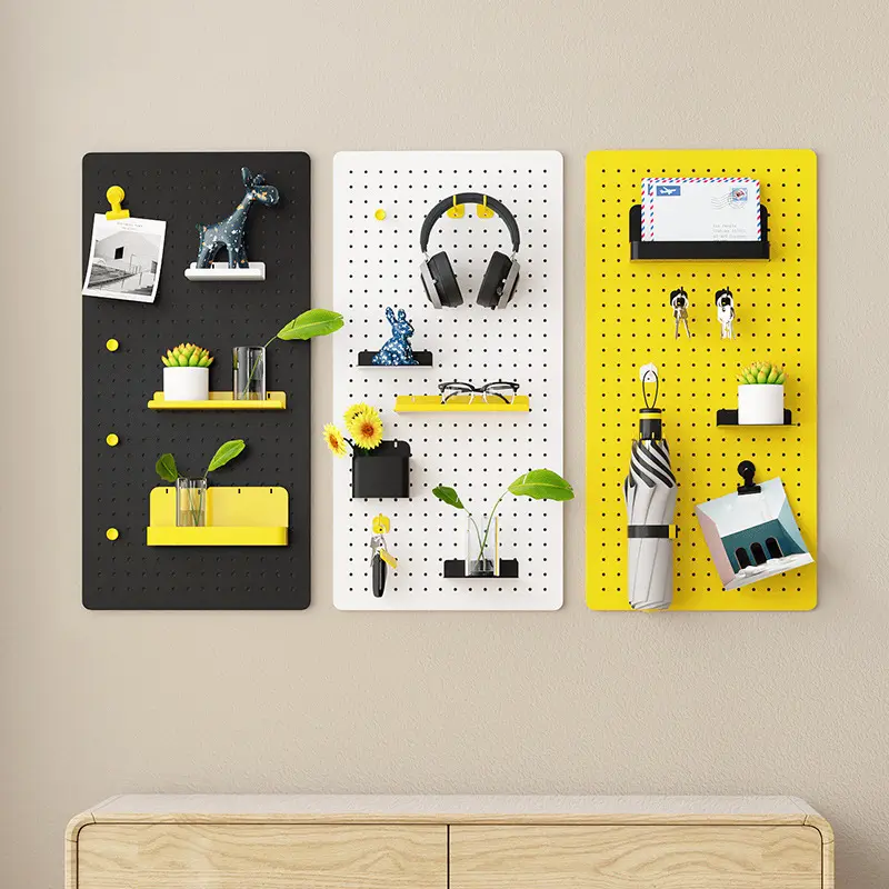 金属洞洞板免打孔墙上置物架墙壁