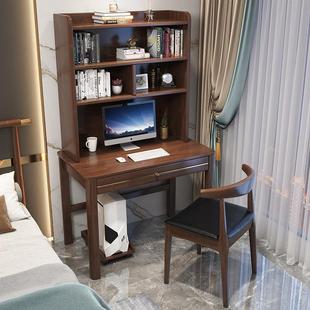 实体木书书桌架一小户型家用生929S书桌床边小桌子学学习写字桌简