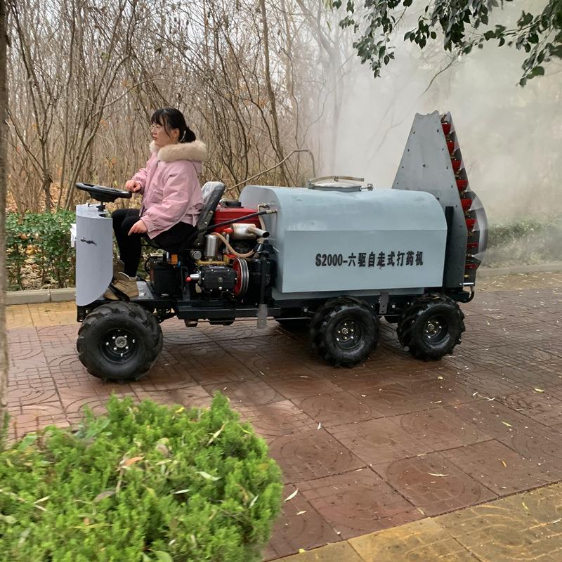 六李树苹果树梨树果园打药药机 新疆沙土地驱喷机790 盘方向操作