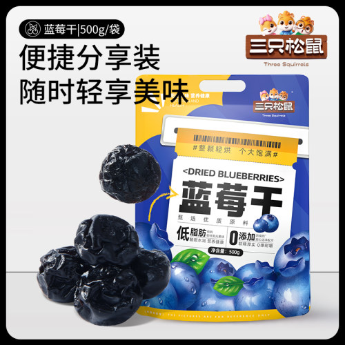 三只松鼠_蓝莓干独立手抓包