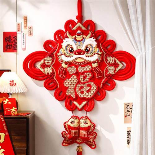 高级中国结挂件2026新款入户门新年氛围装饰客厅玄关大号福字挂饰