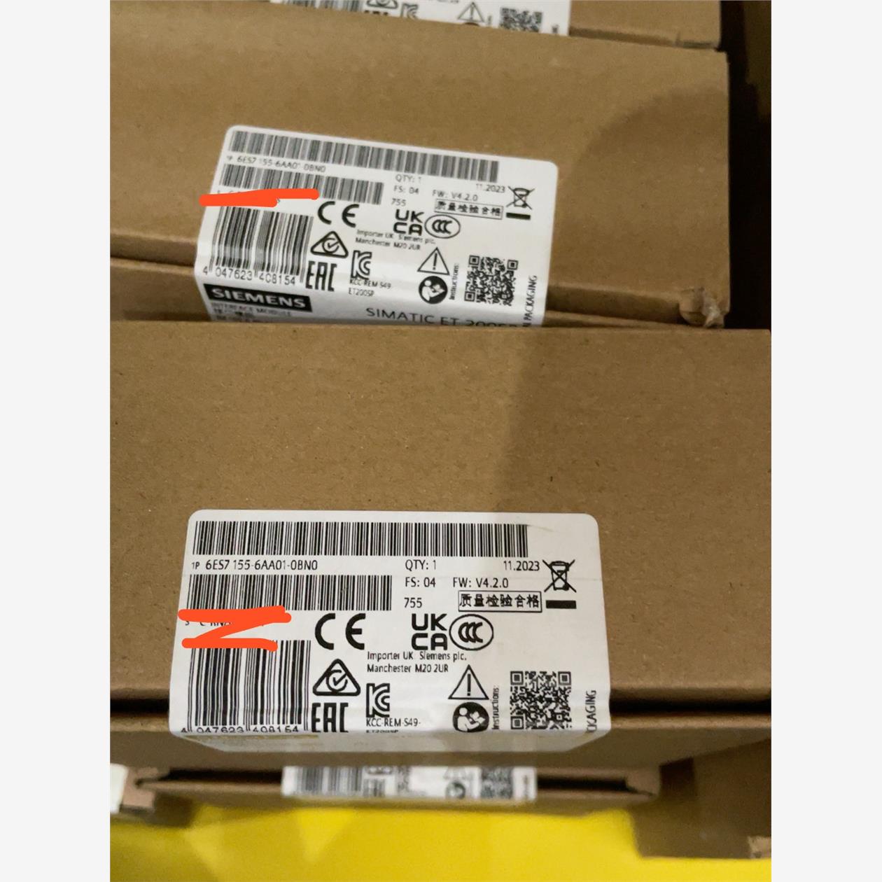 6ES7155-6AA01-0BN0数量多个，全新原装正品需议价！