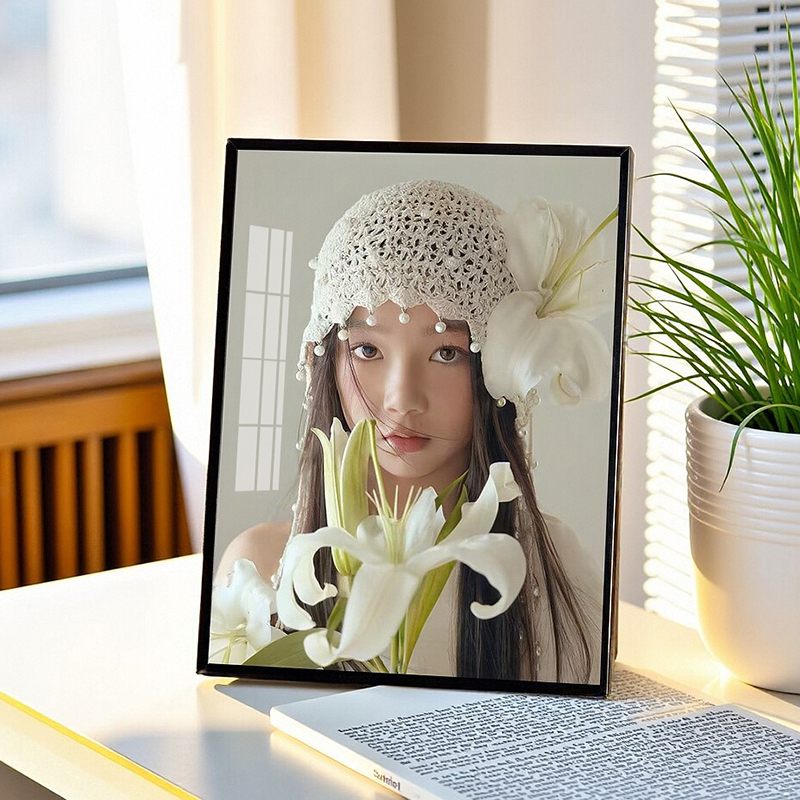 梵栩高档晶瓷面儿童照片定制相框