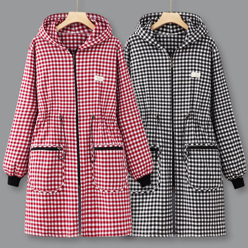 纯棉长袖围裙罩衣工作服女厨房