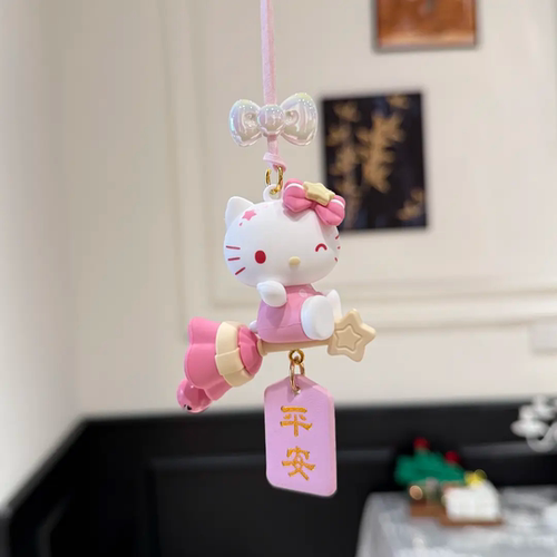正版凯蒂猫后视镜车挂可爱送礼