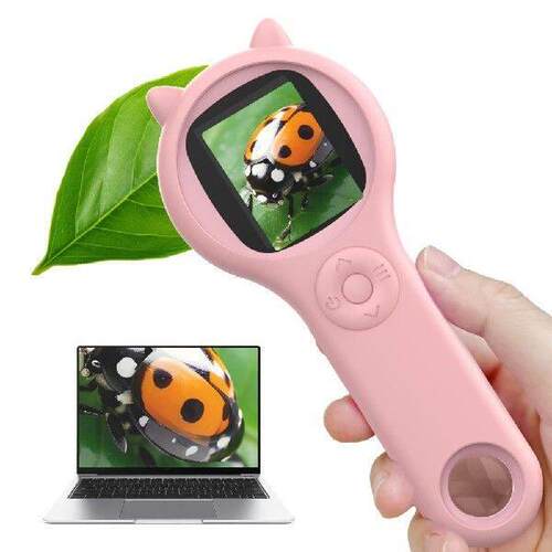 Portable Kids Microscope Handheld 2 Million Lens Pixels