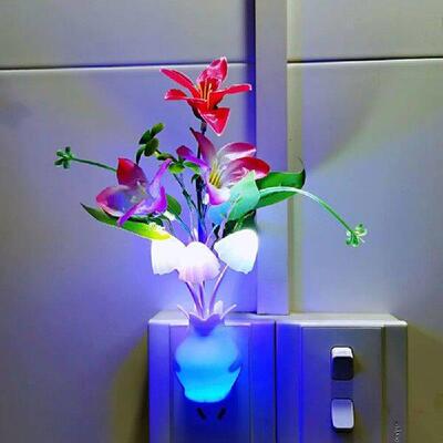 Plug-in Night Light LED Mushroom Night Light Wall Based