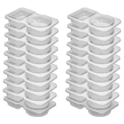 BAAR-Reusable Snack Containers 2-Compartment Dipping