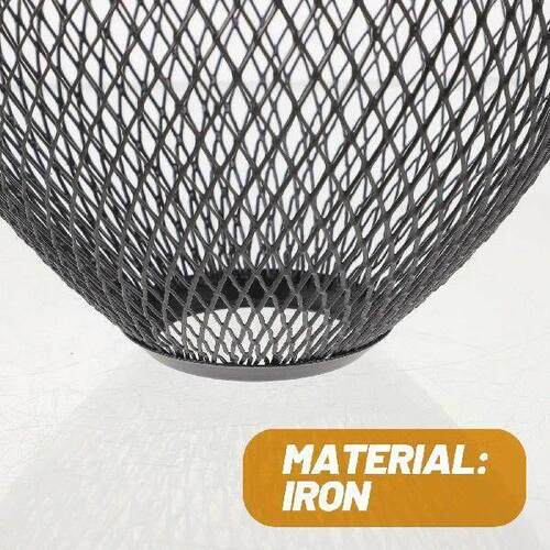 Water Drop Lamp Shade 135x138mm Durable Metal Mesh Cage