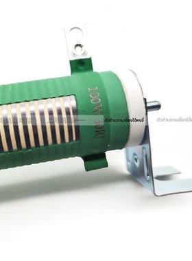 大功率负载制动瓷管可调线绕电阻变阻器500W1000W2K瓦50欧75欧3KW