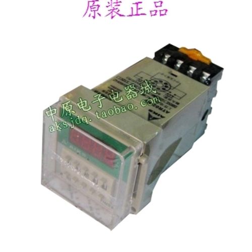 原装AIKS爱克斯时间继电器ATR02-B2电压220V 0.01S-99H99M