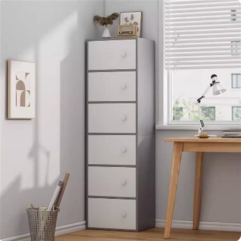 书柜置物架落地书桌旁防尘书架客厅带门家用收纳柜子置物柜储物柜