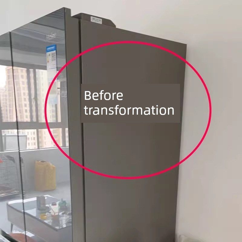 如何使用冰箱的侧面?冰箱多层家用储物架侧面储物架果蔬储物架篮