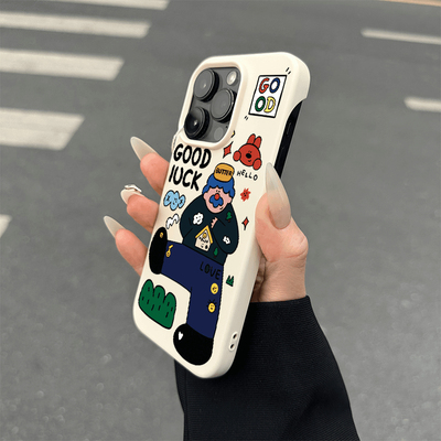 潮流大叔适用iPhone17半包手机壳